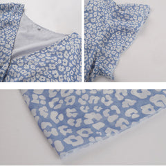 Dresses Ruffle Cap Sleeve V Neck Belt Wrap Split Boho Floral Long Casual Party Beach Dress