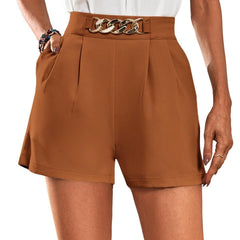 Elegant High Waist Shorts