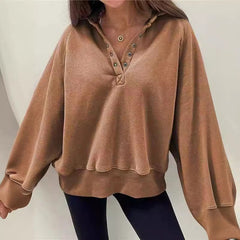 Sporty Drop-Shoulder Pullover Jacket