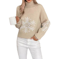 High Collar Christmas Sweaters Clothing