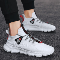 Men's Shoes Flying Woven Shoes Mesh Shoes