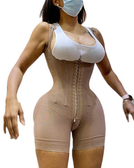 Shapewear HOOK AND EYE CLOSURE Tummy Control Adjustable Crotch Open Bust Bodysuit