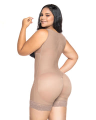 Shapewear Hook And Eye Closure Tummy Control Adjustable Crotch Open Bust Bodysuit