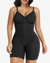 High Elastic Zipper Adjustable Straps Breathable Mesh Design Tummy Control Body Shaper