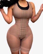 Full Body Shapewear For Tummy Control Hook And Eye Closure Adjustable Breast Support Bodyshaper
