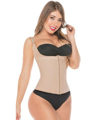Lady's Vest Waist Trainer with Zipper Wide Straps -High Compression Line