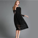 Dress Hollow Lace Dress