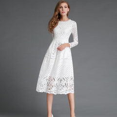Dress Hollow Lace Dress