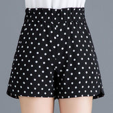 Polka Dot Plaid Shorts Summer