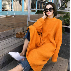 Long sweater dress