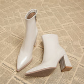 And White Skinny Boots Boots