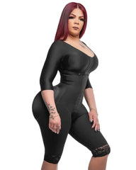 Colombian Girdle With Small Waist Large Hips, For BBL, With Bracelet And Sleeve | Guitar Curves