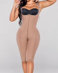 Fajas Shapewear Tummy Control Adjustable Body Shaper with Zipper