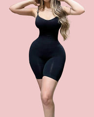 High Elastic Adjustable Strap Bodysuit Tummy Control Invisible Postpartum Recovery Open Crotch Body Shaper