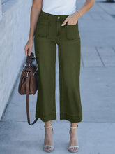 Wide Leg Cropped Pants