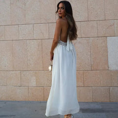 Hollie Goddess Grecian Halter Dress - Size S - SALE