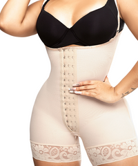 Faja Colombiana Abdomen Control & Butt Lifter. Waist Definition 3 Hooks, tipo Reloj de Arena