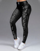 Ripped Slimming Stretch Jeans