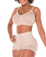 High Waist Hip Enhancer Shapewear Tummy Control Lace Body Shaper