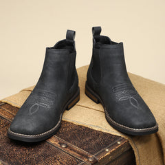 Men's And Casual British Style Mid-calf Martin Boots