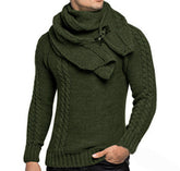 Men Sweater Slim Fit Pullover Man Warmth Tops