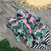 Bikini Swimwear Push Up Swimsuit High Waisted Bathing Suit Floral Biquini Two Piece Bikinis Tankini Beachwear