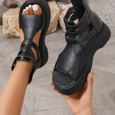 Roman Sandals Sandals Spring And Flat Heel Muffin Women