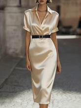 Slim-fit Waist-cinching Dress