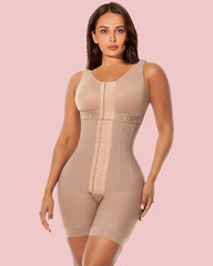 Chest-Packed Body Shaper Postpartum Fajas Colombianas with Bones