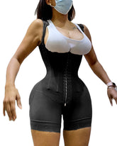 Shapewear HOOK AND EYE CLOSURE Tummy Control Adjustable Crotch Open Bust Bodysuit