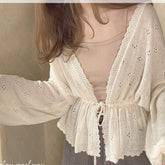Vintage Knitting Cardigan Coat Women