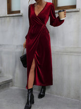 Clothing Party Velvet Mid-length Dress