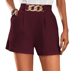 Elegant High Waist Shorts
