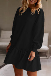 Long Sleeve Sweater Dress Knee-length
