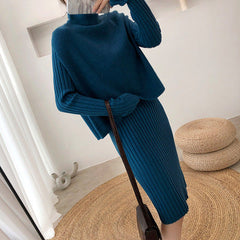 Two Piece Western Sweater Dress