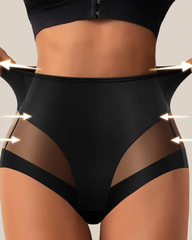 Mesh-Paneled Butt-Lifting Panties