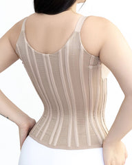 Waist Trainer for Workout Waist Cincher Tummy Control Steel Hourglass Shapewear Vest with Bra