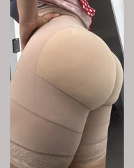 Lace High Waist Butt Push up Daily Use Invisible Shaping Shorts