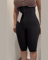 Zipper Mid-leg Shaper Pants