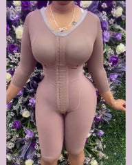 Full Body Shapewear With Long Sleeves