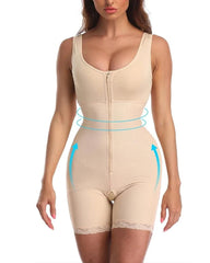 Slimming Bodysuit Underwear Butt Lifter Plus Size Shapewear Zipper Control Abdomen Hip-lifting Body Shaper