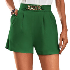 Elegant High Waist Shorts