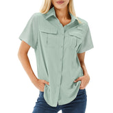 Multi-pocket Breathable UV-protective Lightweight Outdoor Shirt