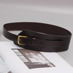 Irregular Leather All Match Belt Fashion