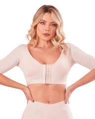 Post Surgical Surgery Bra Posture Corrector With Sleeves Brasier Post Operatorio