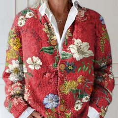 3d Printed Wear Cardigan Knitted Coat