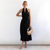 Halterneck Backless Dress