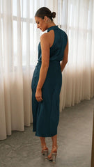 Sleeveless Halter Neck Dress Temperament Evening Dresses For Clothing
