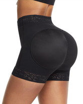 Mid-Waist Shaping Shorts Shapewear Panty With Anti-Rolling Lace Tummy Control Underwear For Butt Lifter