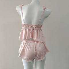 Silk Backless Camisole Nightgown